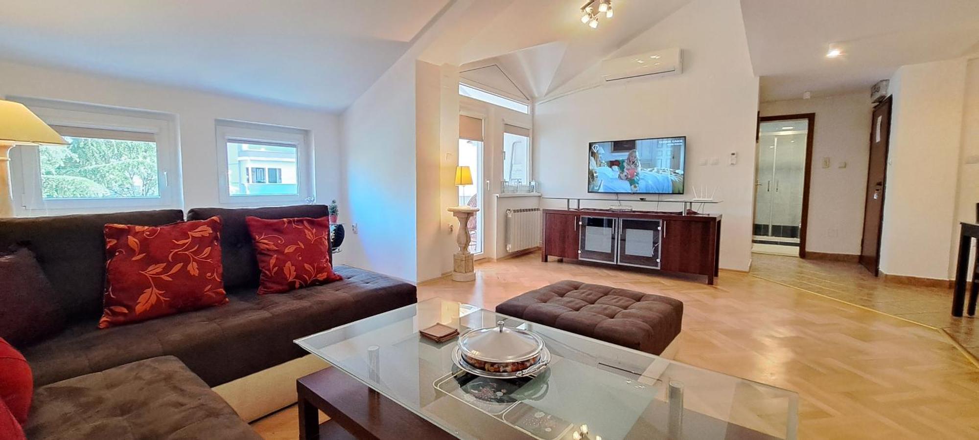 Central Skopje Duplex Apartment Kültér fotó