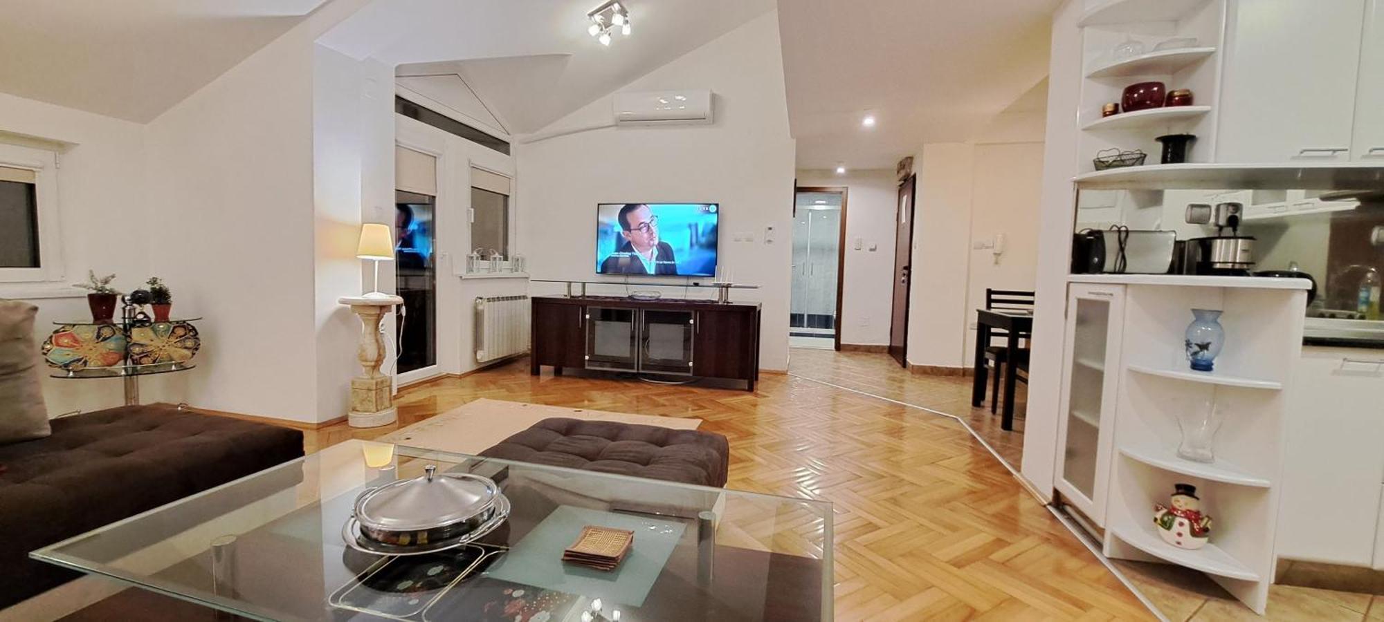 Central Skopje Duplex Apartment Kültér fotó